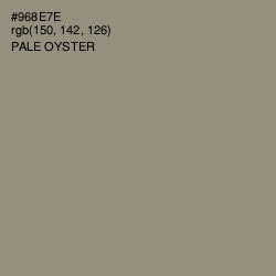 #968E7E - Pale Oyster Color Image