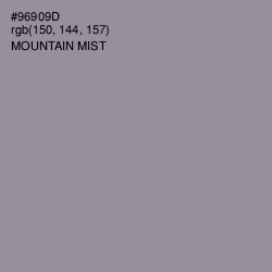 #96909D - Mountain Mist Color Image