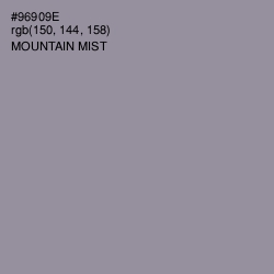 #96909E - Mountain Mist Color Image