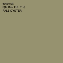 #96916E - Pale Oyster Color Image