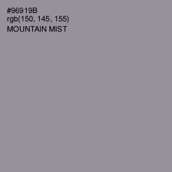 #96919B - Mountain Mist Color Image