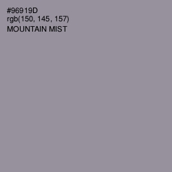 #96919D - Mountain Mist Color Image