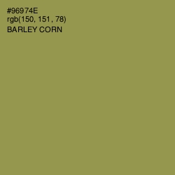 #96974E - Barley Corn Color Image