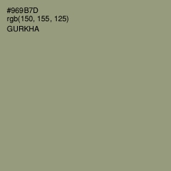 #969B7D - Gurkha Color Image