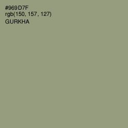 #969D7F - Gurkha Color Image