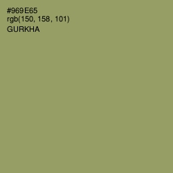 #969E65 - Gurkha Color Image
