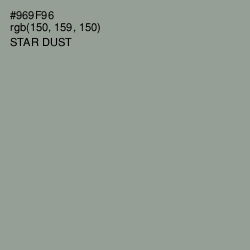 #969F96 - Star Dust Color Image