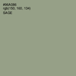 #96A086 - Sage Color Image