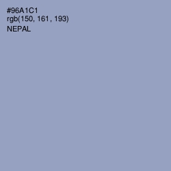 #96A1C1 - Nepal Color Image