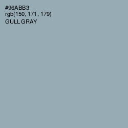 #96ABB3 - Gull Gray Color Image