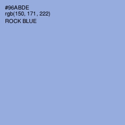 #96ABDE - Rock Blue Color Image