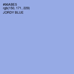 #96ABE5 - Jordy Blue Color Image