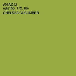 #96AC42 - Chelsea Cucumber Color Image