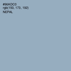 #96ADC0 - Nepal Color Image
