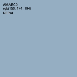 #96AEC2 - Nepal Color Image