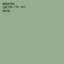 #96AF8D - Sage Color Image