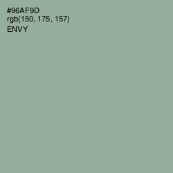 #96AF9D - Envy Color Image