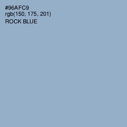 #96AFC9 - Rock Blue Color Image