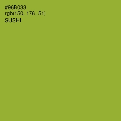 #96B033 - Sushi Color Image