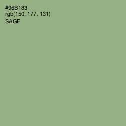 #96B183 - Sage Color Image