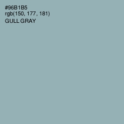 #96B1B5 - Gull Gray Color Image