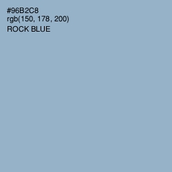 #96B2C8 - Rock Blue Color Image