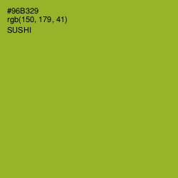 #96B329 - Sushi Color Image