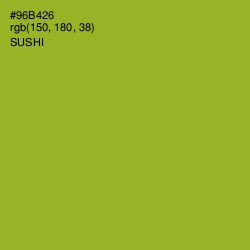 #96B426 - Sushi Color Image