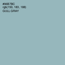 #96B7BC - Gull Gray Color Image