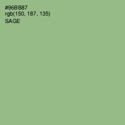 #96BB87 - Sage Color Image