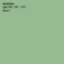 #96BB93 - Envy Color Image