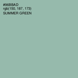 #96BBAD - Summer Green Color Image