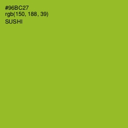 #96BC27 - Sushi Color Image