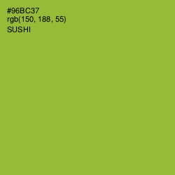 #96BC37 - Sushi Color Image