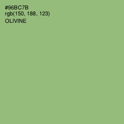 #96BC7B - Olivine Color Image