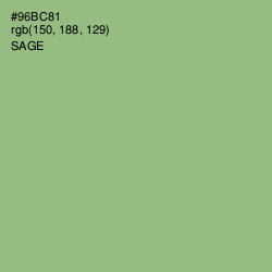 #96BC81 - Sage Color Image