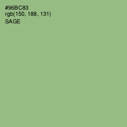 #96BC83 - Sage Color Image