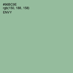 #96BC9E - Envy Color Image