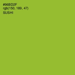 #96BD2F - Sushi Color Image