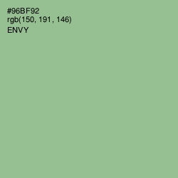 #96BF92 - Envy Color Image