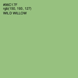 #96C17F - Wild Willow Color Image