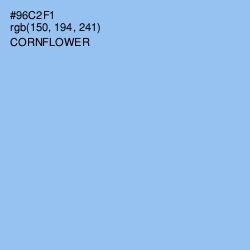 #96C2F1 - Cornflower Color Image