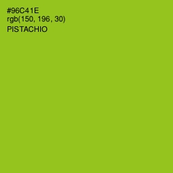 #96C41E - Pistachio Color Image