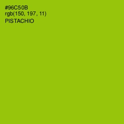 #96C50B - Pistachio Color Image