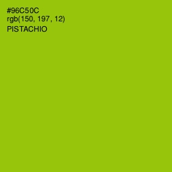 #96C50C - Pistachio Color Image