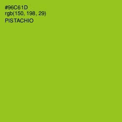 #96C61D - Pistachio Color Image