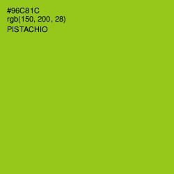 #96C81C - Pistachio Color Image