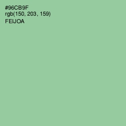 #96CB9F - Feijoa Color Image