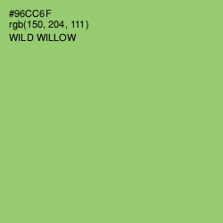 #96CC6F - Wild Willow Color Image