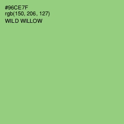 #96CE7F - Wild Willow Color Image